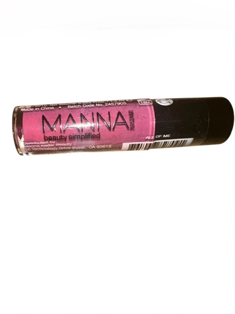 Manna Kadar Beauty Simplified lip Gloss - shade “all of me” mini .052 fl ounces